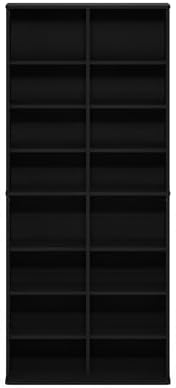 Furinno Jaya DVD Shelf, 16-Shelf Wide CD Rack, Media Shelf - Image 7