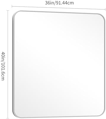DESBING 40" x 36"Bathroom Mirror, Decorative Rectangular Vanity Mirror - Image 6