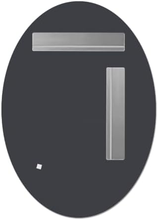 Bathroom Mirror for Over Sink 20" x 28" Oval Frameless Wall Mirror - Image 7
