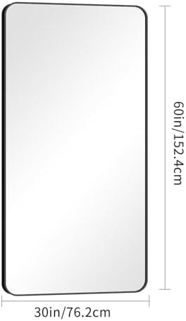 BONEWEI 30x60 inch Bathroom Mirror, Wall Mounted Bathroom Frame Vanity Mirror - Image 7