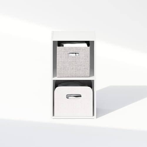 Furinno Reed Closet Organizers and Storage, 2-Tier Closet Organizer, Open Shelf - Image 6
