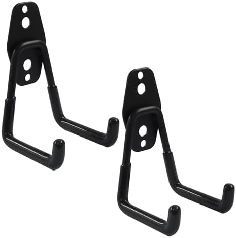 2 Pack Heavy Duty Garage Wall Hooks, Wall Mount Garage Storage Organizer - Image 5
