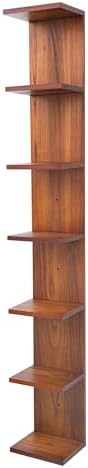 7 Tier Wall Shelf Unit, Vertical Column Floating Storage Home Decor Organizer - Image 7