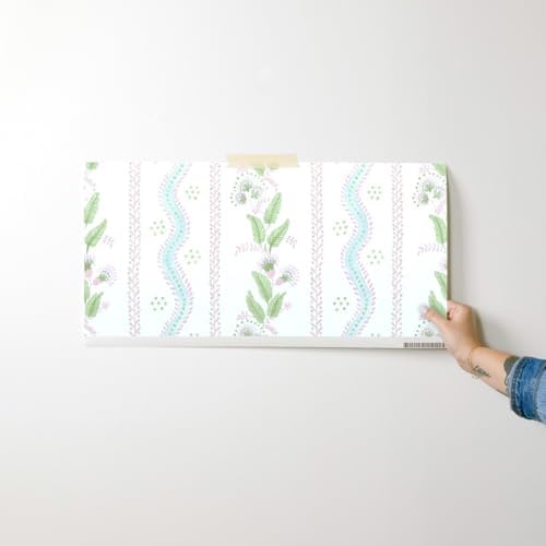 Spoonflower Grandmillennial Peel and Stick Wallpaper - Image 7