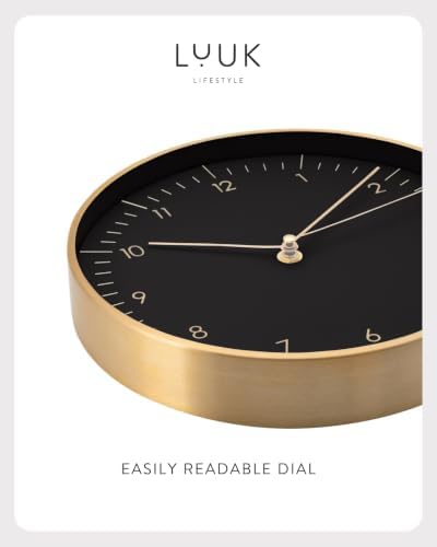 LUUK LIFESTYLE Modern Silent Quartz Wall Clock - Image 6
