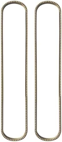 Long Skinny Mirror for Wall, Metal Frame - Image 7