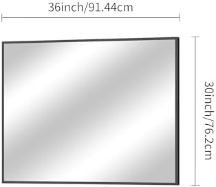 BONEWEI Bathroom Mirror, 30x36 inch Wall Mirror - Image 7