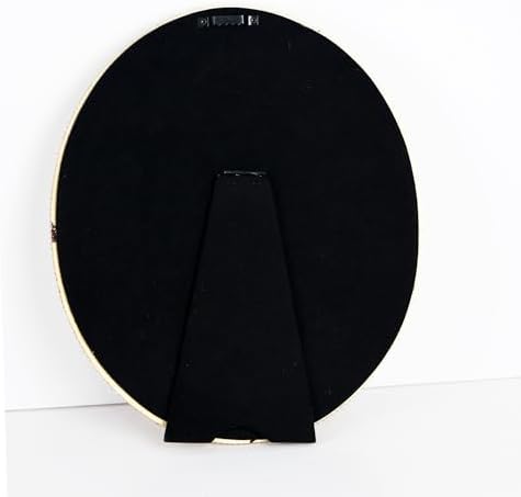 Oval 11.8x10 inch Resin Vintage Mirror - Image 7