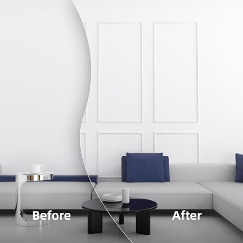 Peel and Stick Premade Wall Molding Kit, 3 Set Wainscoting - Image 6