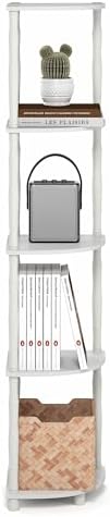 Furinno Turn-N-Tube Storage Shelves, 5-Tier Open Frame Book Shelf, Standing - Image 6