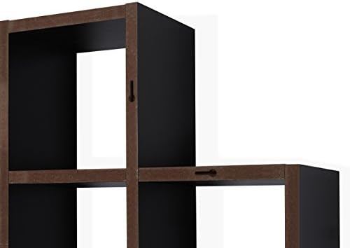 Danya B. Cubby Chessboard Wall Shelf – Black - Image 5