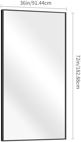 BONEWEI Bathroom Mirror, 72x36 inch Bathroom Mirrors - Image 7