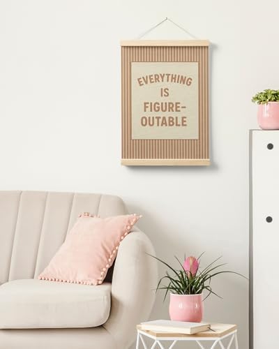 FGFK Everything Is Figureoutable Positive Affirmations Wall Art Poster Hanger - Image 7