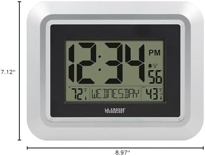 La Crosse Technology 513-1918S-INT Atomic Digital Wall Clock - Image 5