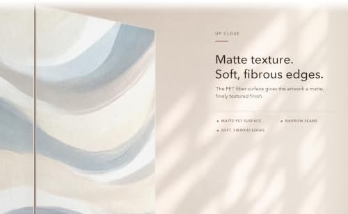 Velantessia Acoustic Wall Art Panels, 47.2 x 31.5 in, Tide Whisper - Image 5