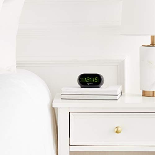 Amazon Basics Small Digital Oval Alarm Clock - Image 7