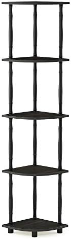 Furinno Turn-N-Tube 5 Tier Corner Display Rack Multipurpose Shelving Unit - Image 6