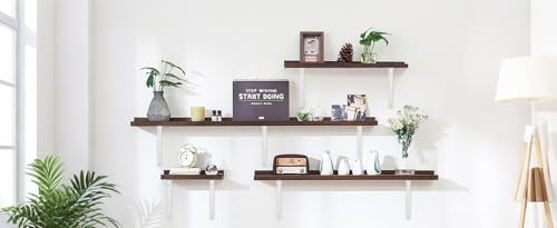 6 Pack L5 x H 3" White Heavy Duty Shelf Brackets - Image 6