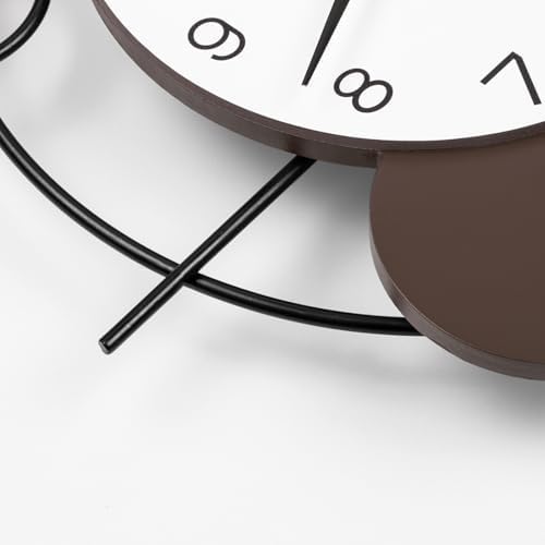 Large Modern Wall Clock with Pendulum Silent Battery Operated - Image 6