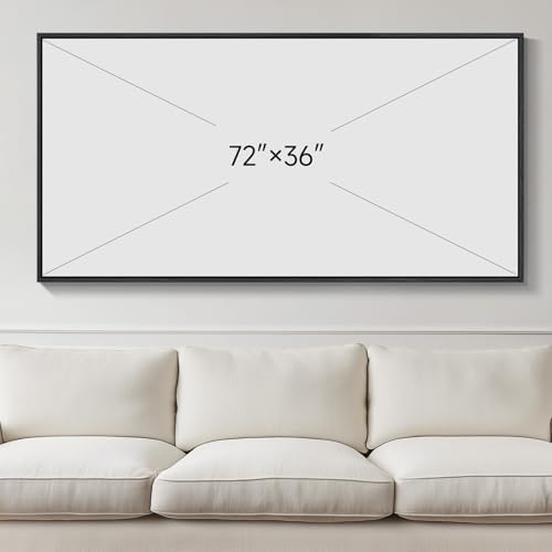 Extra Large Framed Navy Blue Abstract Wall Art - Image 7