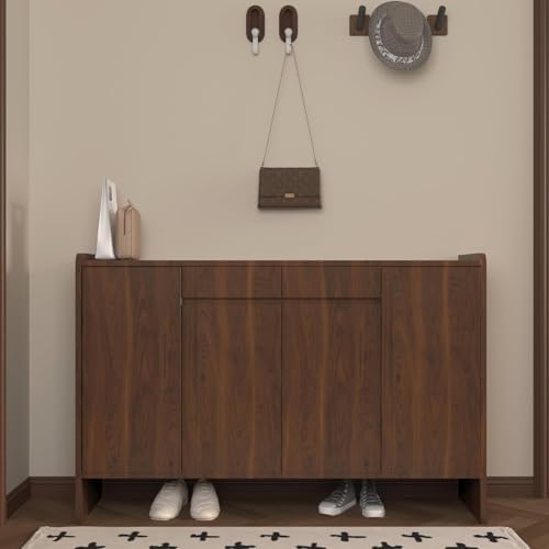 BOMENG Dark Brown Walnut Wood Grain Contact Paper Peel and Stick Wallpaper - Image 7