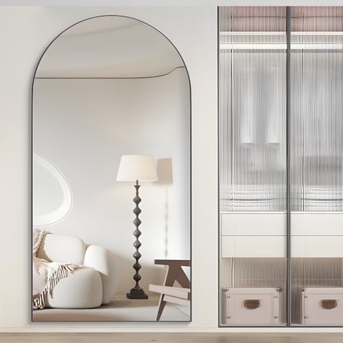 Arched Full Length Mirror Standing Mirror - Image 6