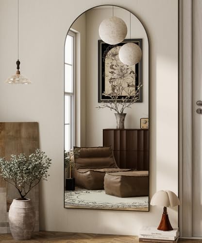 HARRITPURE 64"x21" Full Length Mirror, Arched Full Mirror - Image 7
