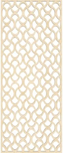 Resort Decorative Pierced Fretwork Wood Wall Panels, 15 3/8"W x 39 3/8"H x 3/8"T - Image 4