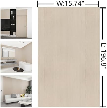 Boobest 15.7"x196.8" Light Wood Contact Paper - Image 7