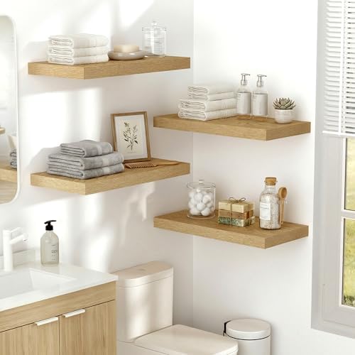 Vivelove 10" Deep Floating Shelves, 24”Wide Set of 2 - Image 7
