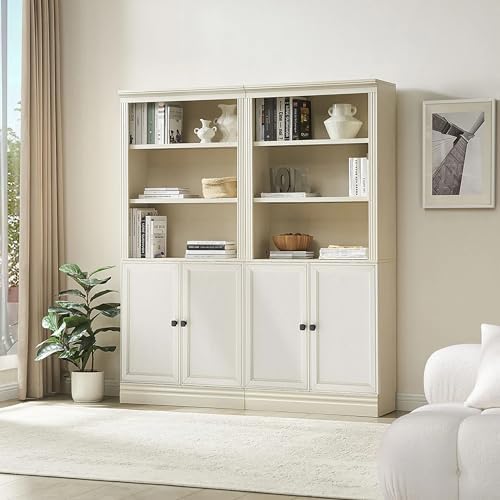 JAHRSTIM Halston Standard Bookcase w/Doors, Cabinet Bookshelf - Image 6