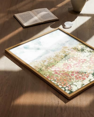 KBKBART Framed Country Wildflower Canvas Wall Art Spring Flower Prints - Image 6