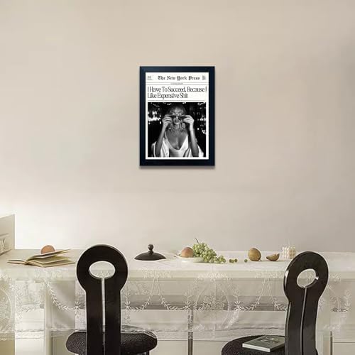 Framed New York Trends Wall Art Black And White Bedroom Decor Girl Room Decor - Image 7