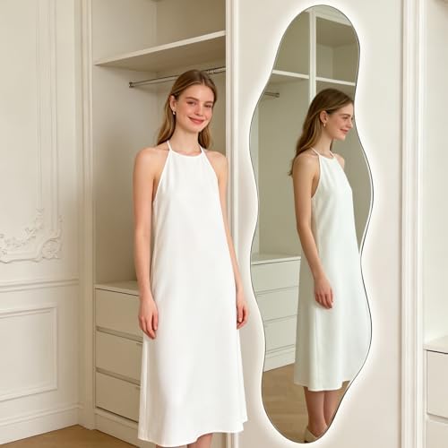 QDSSDECO 63" x 24" Wavy Full-Length Mirror - Image 7