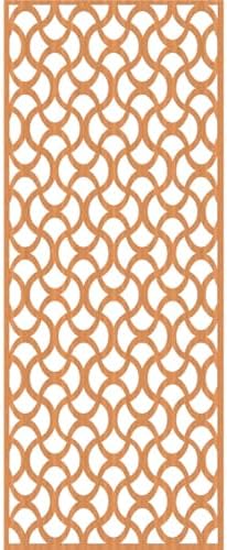 Resort Decorative Pierced Fretwork Wood Wall Panels, 31 3/8"W x 79 3/8"H x 1/4"T - Image 4