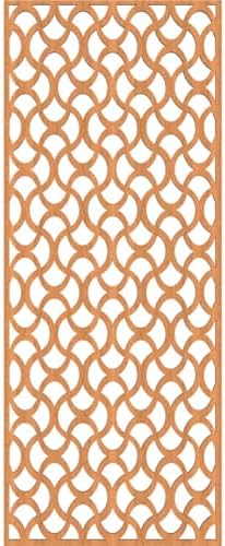 15 3/8"W x 39 3/8"H x 3/8"T Resort Decorative Fretwork Wood Wall Panels - Image 4