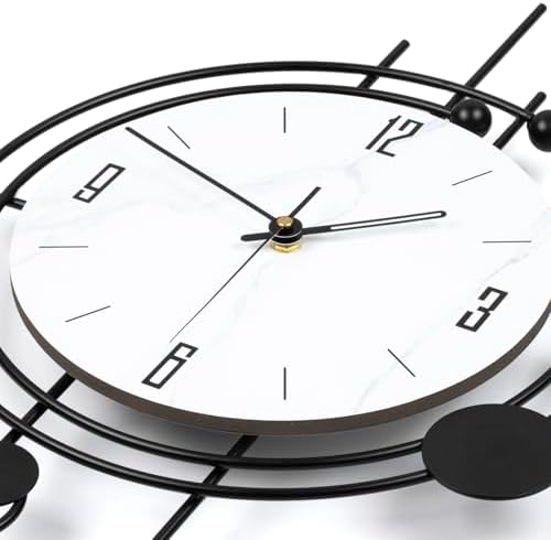 Modern Wall Clock for Living Room Decor Large Decorative Metal Wall Clock - Image 6
