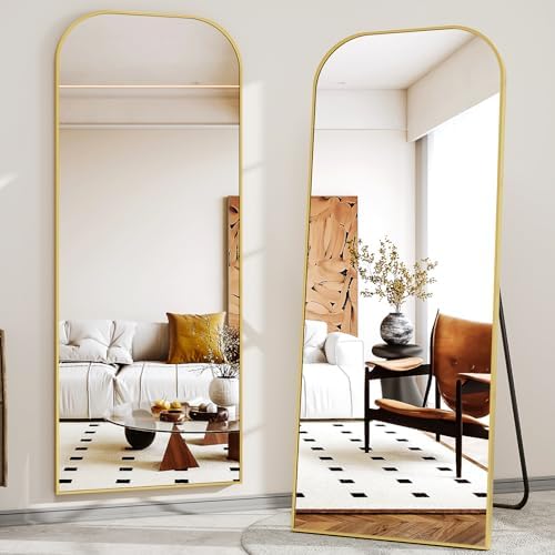 XRAMFY Full Length Mirror, Arched Floor Standing Large Mirror Full Body Mirrors - Image 6
