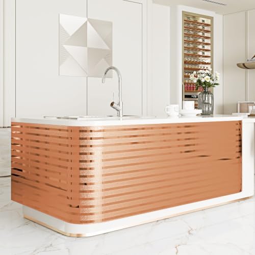 Rose Gold Metallic Wall Paneling Peel and Stick Foam Wall Panels - Image 7
