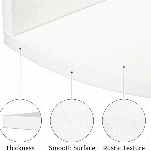 No-Drill Corner Shelf Wall Mount, 5-Tier Thickened 12mm Floating Bookshelf - Image 6