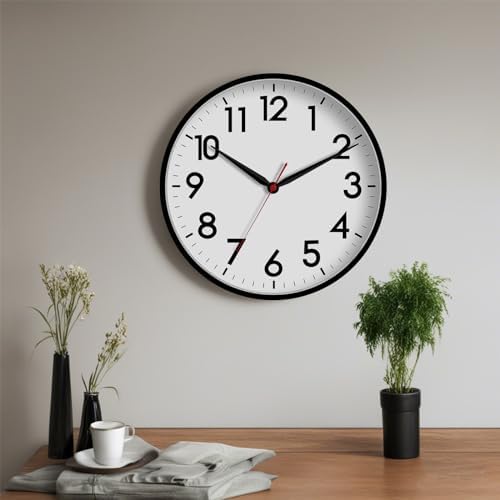 AKCISOT 16 Inch Wall Clock, Silent Battery Operated Analog Clock - Image 7