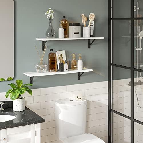 DINZI LVJ Long Wall Shelves, 31.5" Wall Mounted Shelves - Image 6