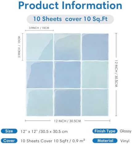 COMSTICKC Thicker 3D Peel and Stick Backsplash Tiles - Image 6