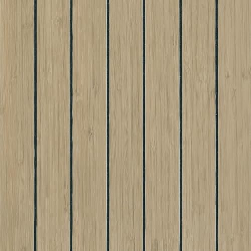 CHIHUT 24"x197" Wide Size Flexible Wood Slat Wall Panels Peel and Stick Thick - Image 7