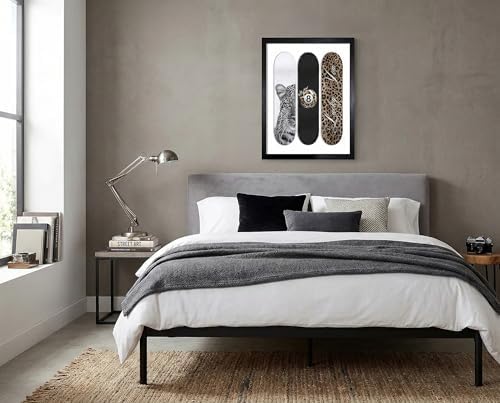 Stockholm Cheetah Skateboard Wall Art Canvas 12x16in – Modern Leopard Print - Image 7