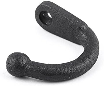 Renovators Supply Manufacturing Single Wall Hook, Wrought Iron Black Powder Coat - Image 7