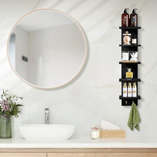 Sorbus 5-Tier Floating Wall Shelf - Image 7