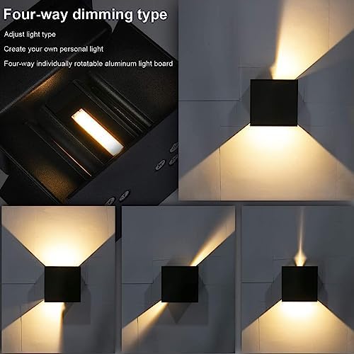 2 Pack Outdoor Sconces Wall Lights LED 20W Exterior/Interior Up and Down Lights - Image 7