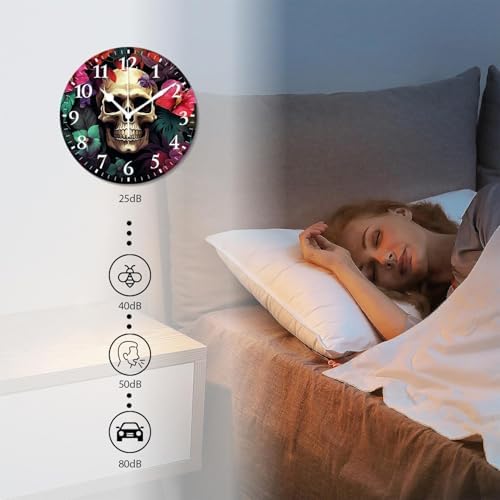 Battery Operated Quartz Wall Clocks Non-Ticking Silent Modern Wall Clocks - Image 7