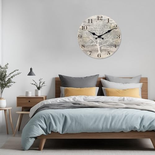 XFM Large Tree of Life Wall Clocks Battery Operated 24 inch Silent - Image 6